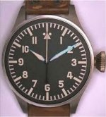 Fr&uuml;he IWC-B-Uhr um 1940/41- Zifferblattvariante A - Bild zum Vergr&ouml;&szlig;ern bitte anklicken